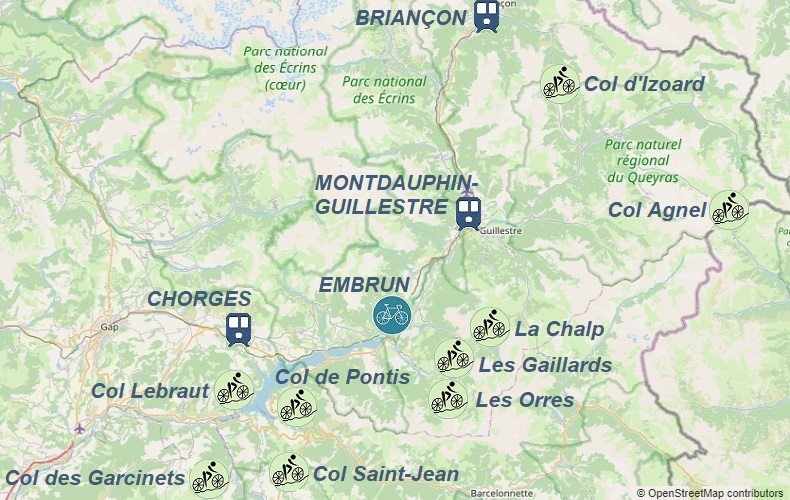 Embrun-mapa